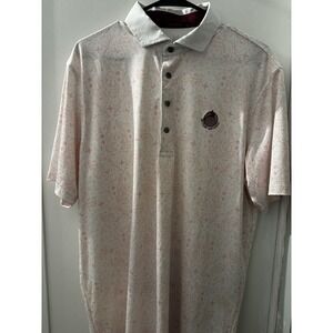 Greyson‎ Golf Polo Shirt Mens L Short Sleeve Performance EUC Rare Print